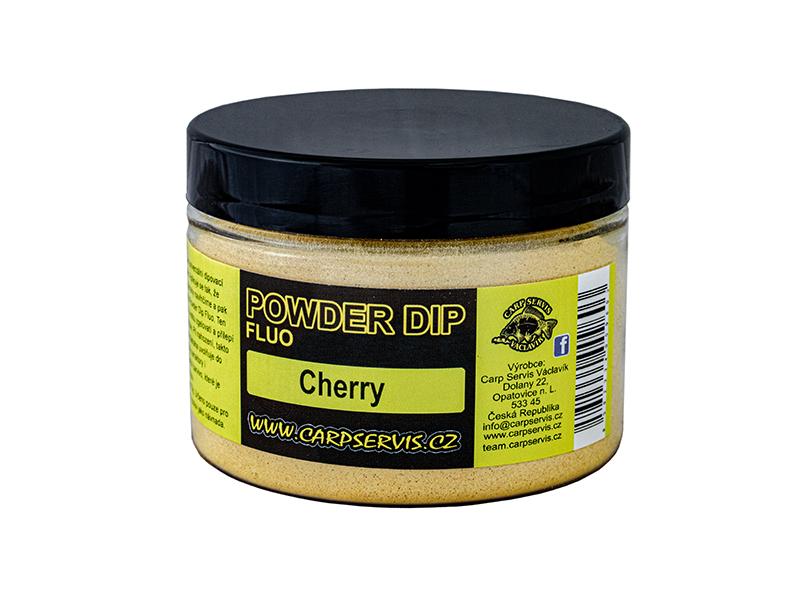 Powder Dip Fluo Carp Servis Václavík – opakowanie dipu proszkowego smużącego 70 g do przynęt karpiowych.